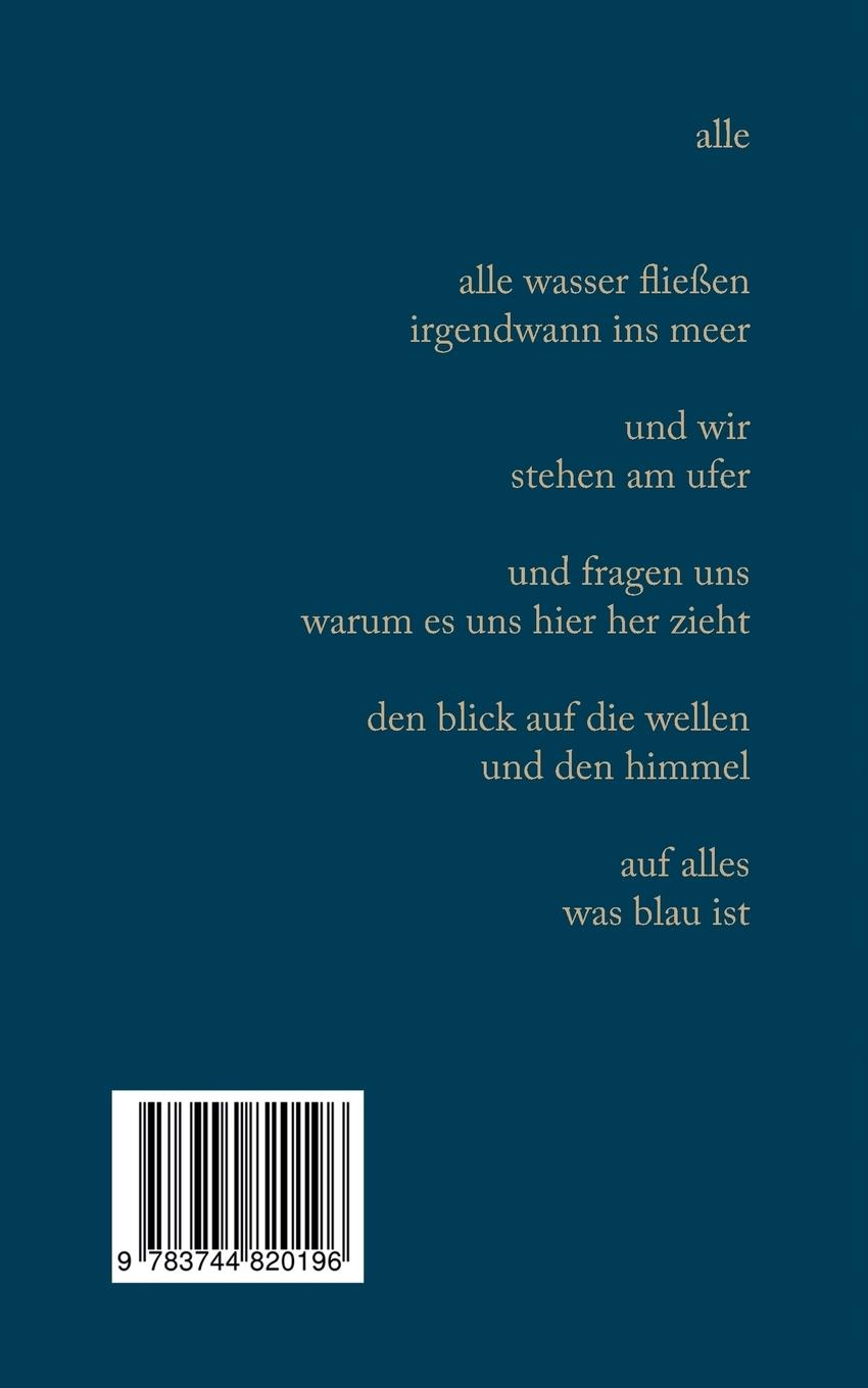 Rückseite: 9783744820196 | Blautöne | Gedichte | Olivia Wartha | Taschenbuch | 112 S. | Deutsch
