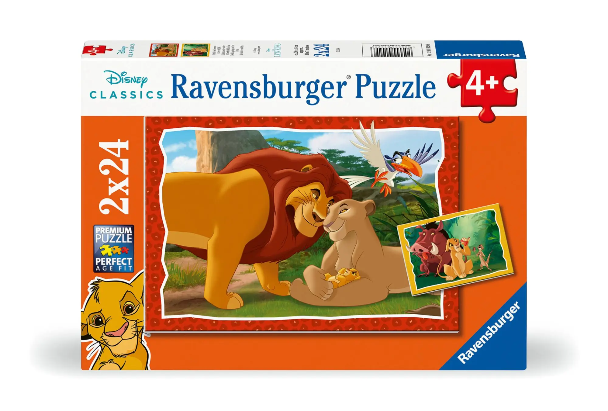 Cover: 4005555010296 | Kinderpuzzle 2x24 Teile - Disney Der König der Löwen - Kreis des...
