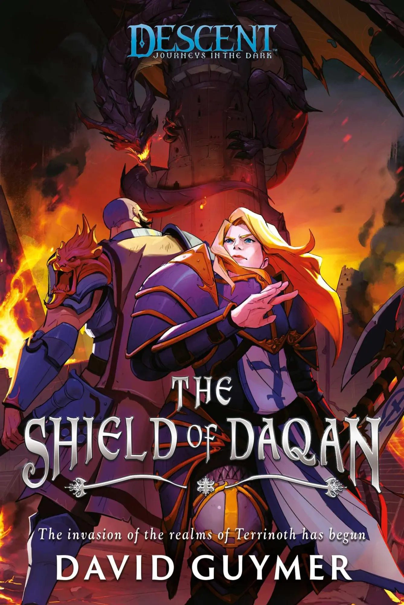 Cover: 9781839080296 | The Shield of Daqan | The Journeys of Andira Runehand | David Guymer