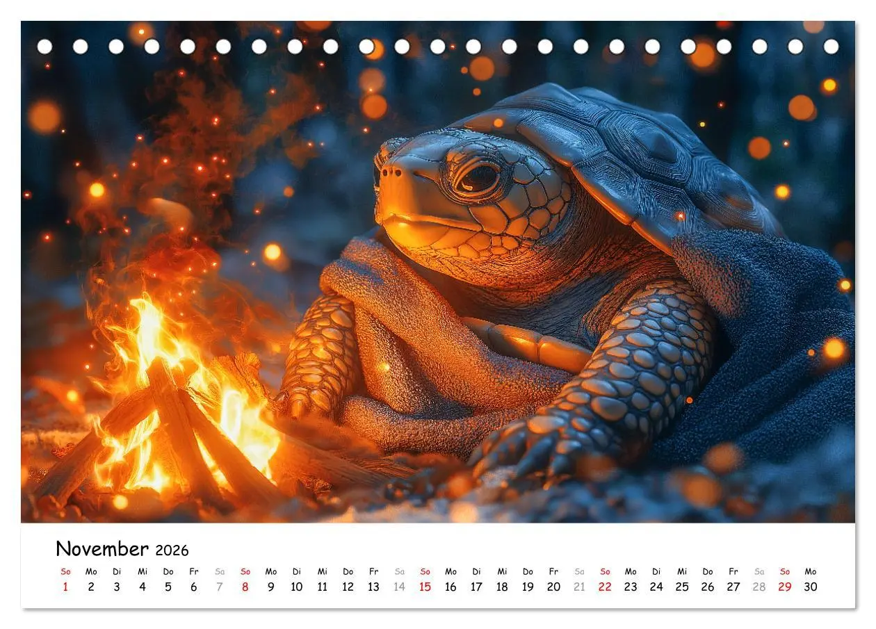 Bild: 9783457330296 | CHILL MAL - Entspannte Schildkröten beim Faulenzen (Tischkalender...