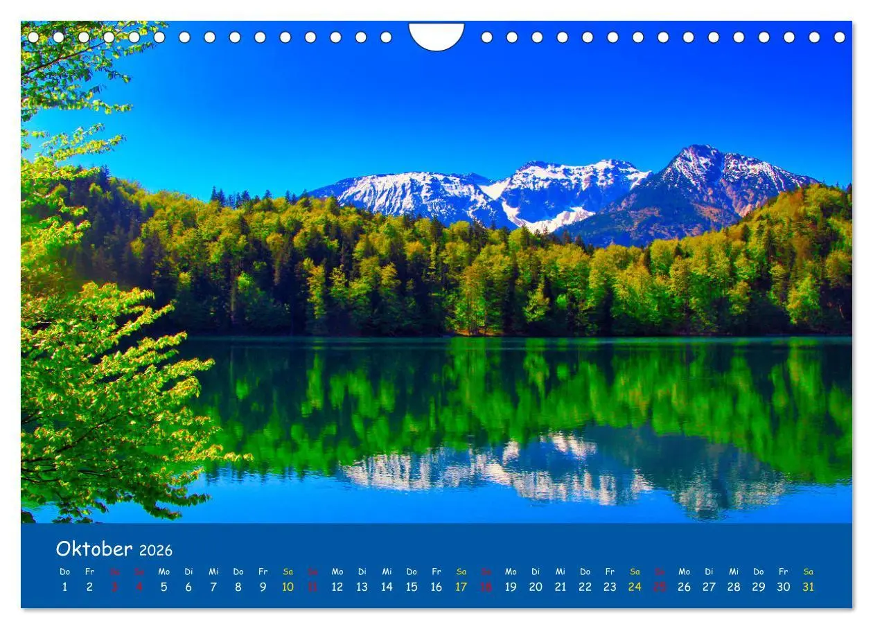 Bild: 9783457640296 | Allgäu Liebe (Wandkalender 2026 DIN A4 quer), CALVENDO Monatskalender