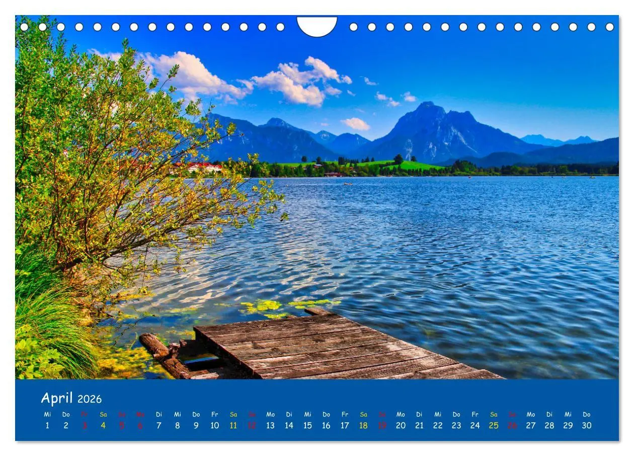 Bild: 9783457640296 | Allgäu Liebe (Wandkalender 2026 DIN A4 quer), CALVENDO Monatskalender