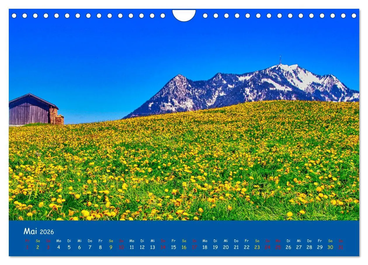 Bild: 9783457640296 | Allgäu Liebe (Wandkalender 2026 DIN A4 quer), CALVENDO Monatskalender