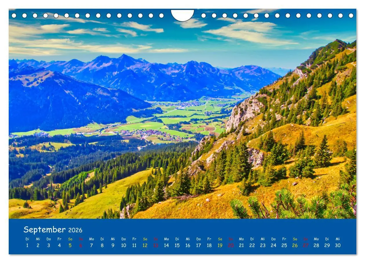 Bild: 9783457640296 | Allgäu Liebe (Wandkalender 2026 DIN A4 quer), CALVENDO Monatskalender