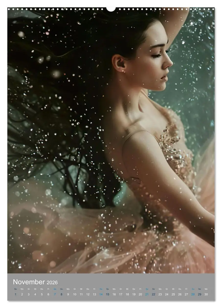 Bild: 9783516280296 | Märchenhafte Ballerina (Wandkalender 2026 DIN A2 hoch), CALVENDO...
