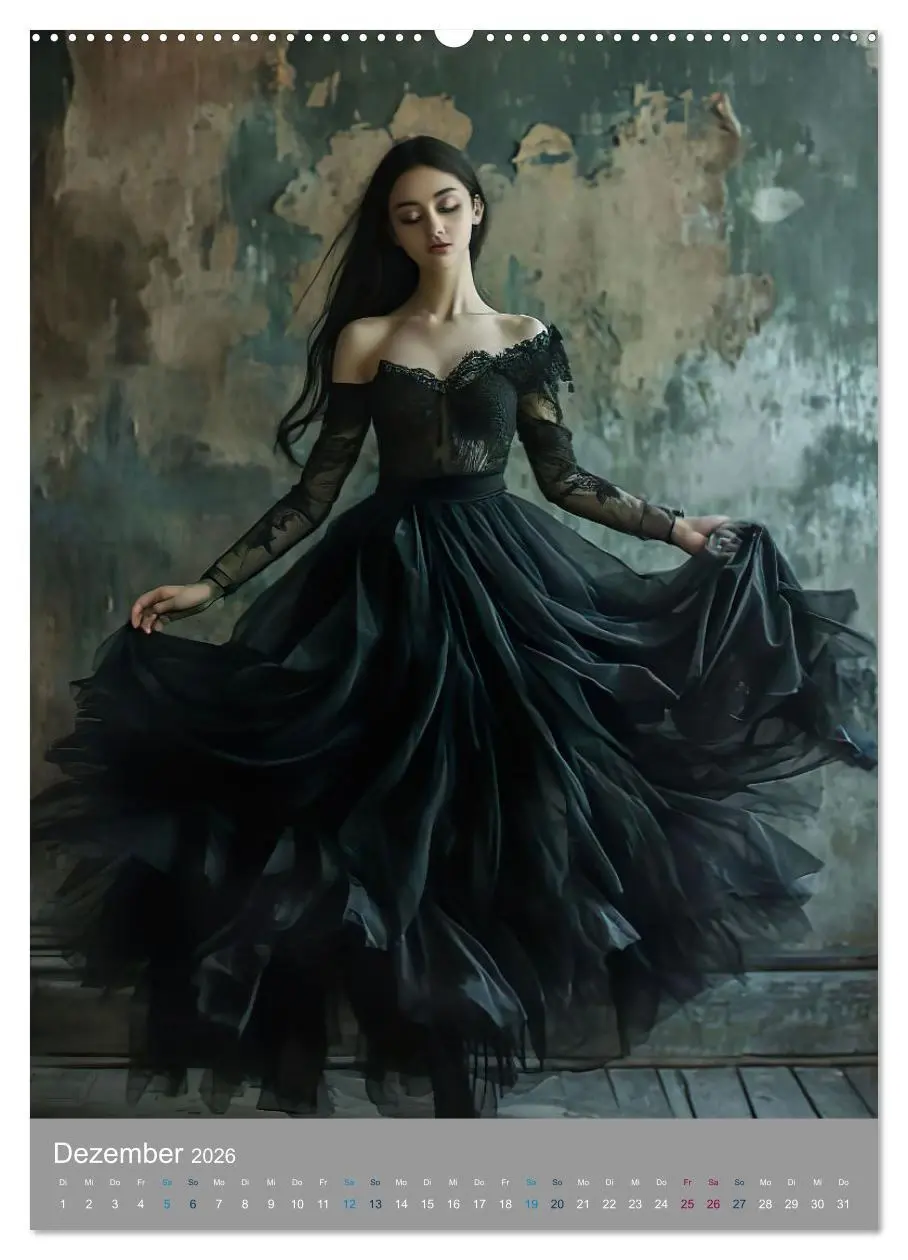 Bild: 9783516280296 | Märchenhafte Ballerina (Wandkalender 2026 DIN A2 hoch), CALVENDO...