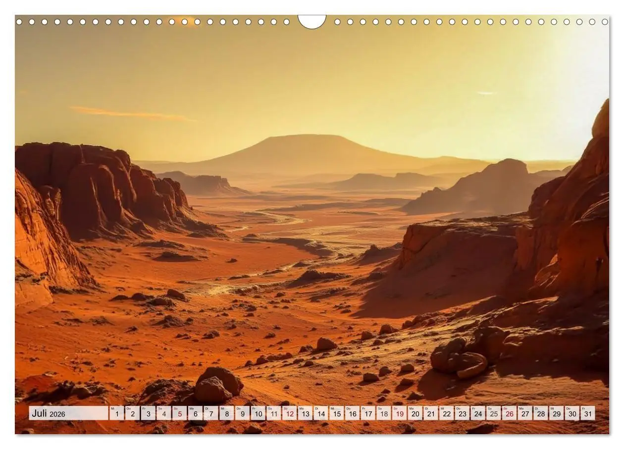 Bild: 9783516730296 | Kosmische Landschaften - Jenseits der Erde (Wandkalender 2026 DIN...