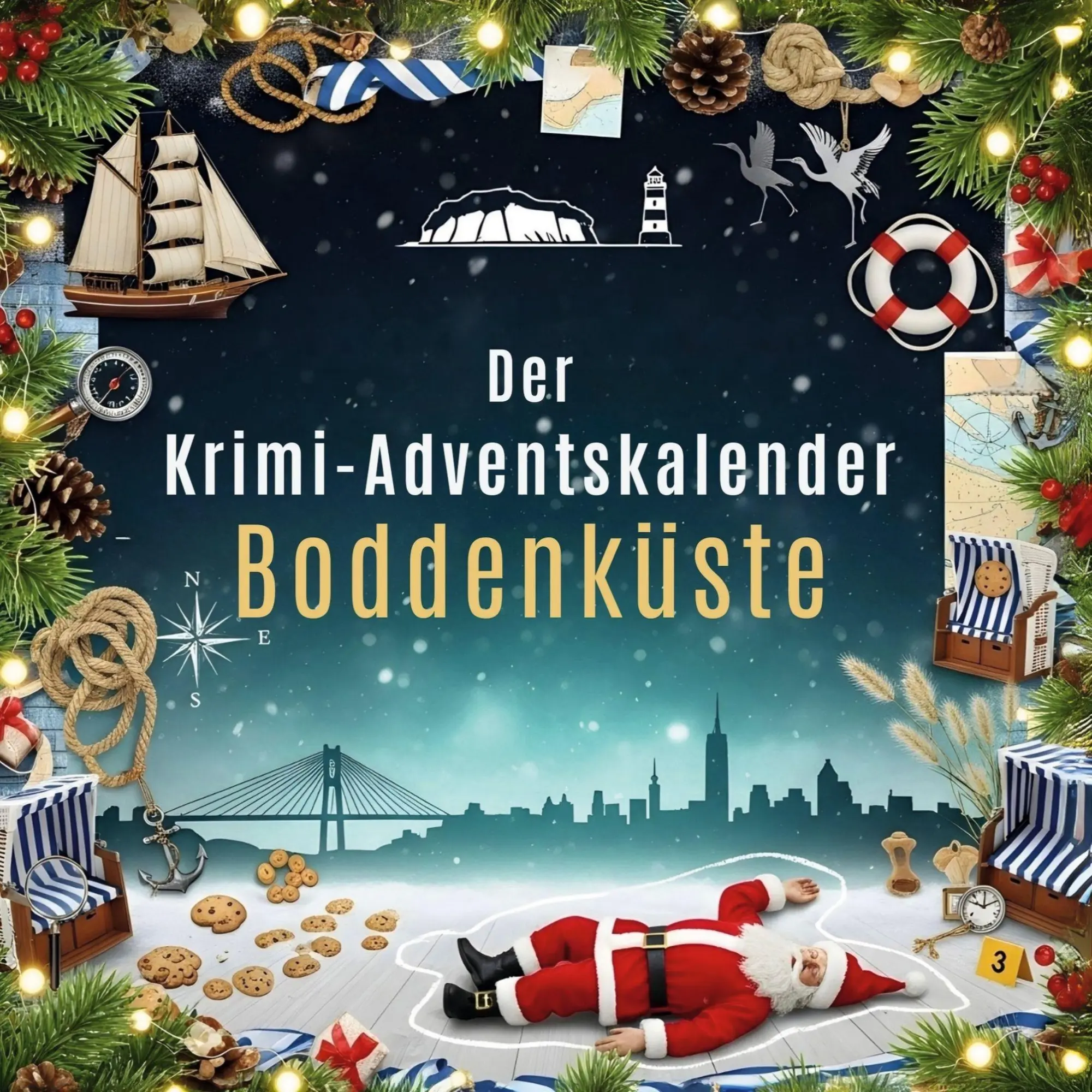 Cover: 9783695310296 | Der Krimi-Adventskalender Boddenküste | Mordsverdächtig in 24 Akten