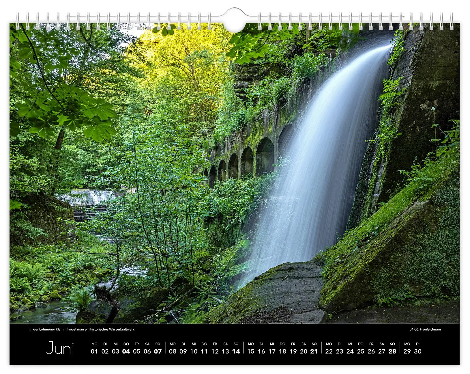 Bild: 9783910680296 | Kalender Sächsische Schweiz 2026 | 40 x 30 cm schwarzes Kalendarium