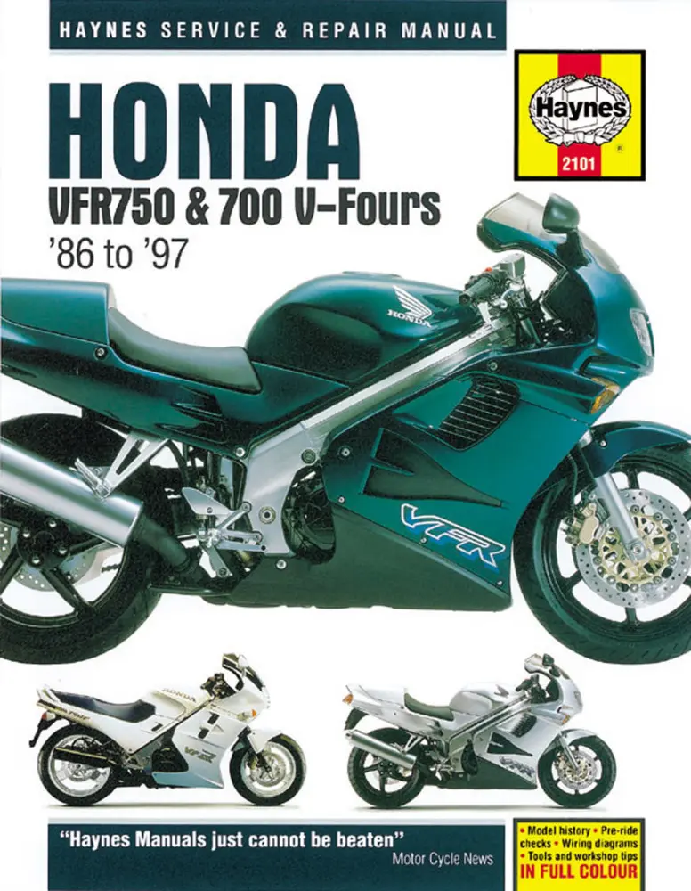 Cover: 9781785210396 | Honda VFR750 &amp; 700 V-Fours (86 - 97) Haynes Repair Manual | 86-97