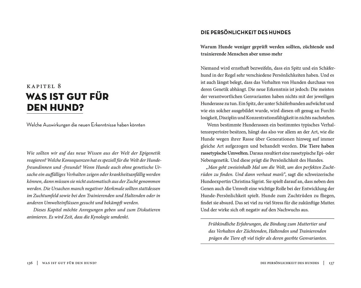 Bild: 9783440180396 | Die Epigenetik des Hundes | Peter Spork | Buch | 152 S. | Deutsch