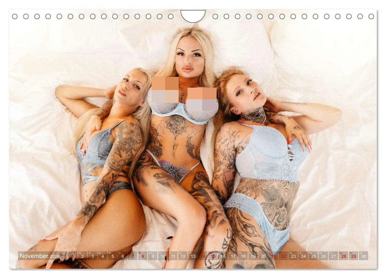 Bild: 9783457320396 | Tattoo Girls - Jane Davi, Red.Natified, Shorty BIG (Wandkalender...