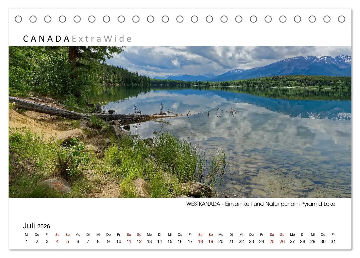 Bild: 9783457700396 | Impressionen aus Westkanada (Tischkalender 2026 DIN A5 quer),...