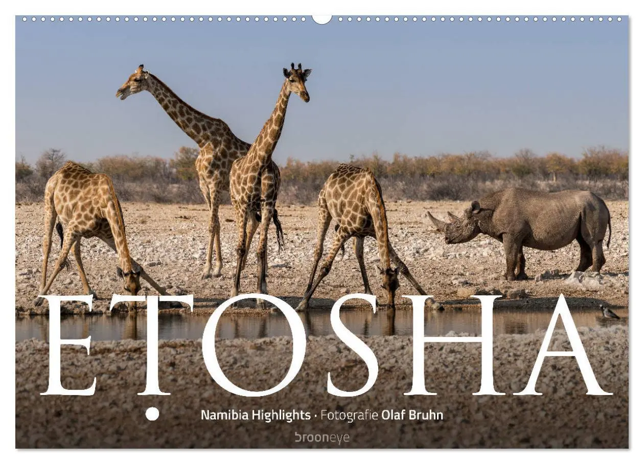 Cover: 9783457940396 | ETOSHA - Namibia Highlights (Wandkalender 2026 DIN A2 quer),...