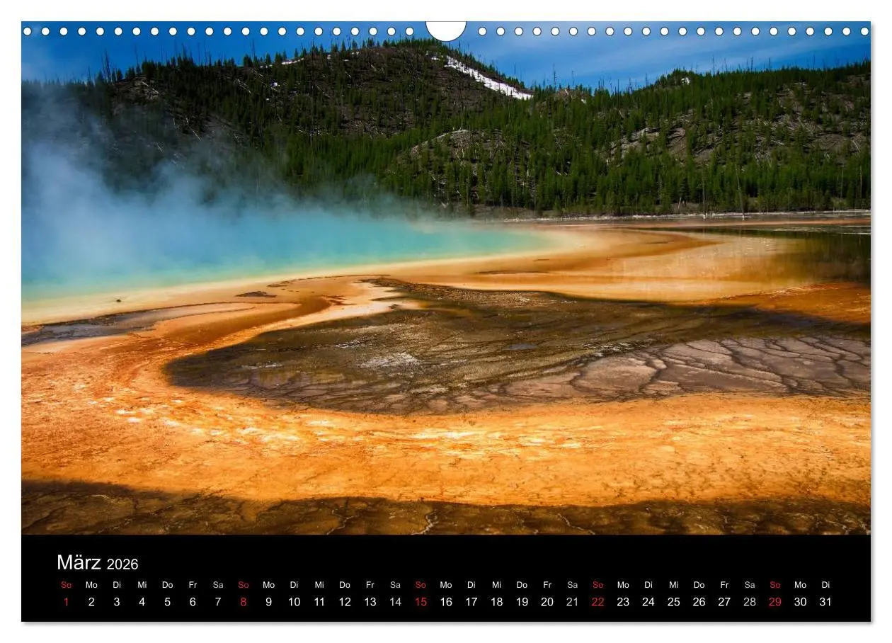 Bild: 9783516100396 | Traumziele in den USA. Der Yellowstone National Park (Wandkalender...