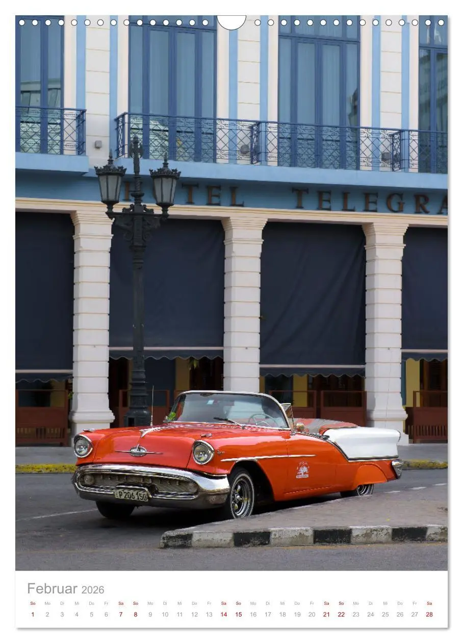 Bild: 9783516340396 | Old Cars of Cuba (Wandkalender 2026 DIN A3 hoch), CALVENDO...