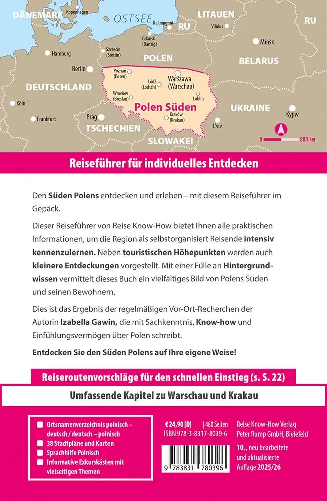 Bild: 9783831780396 | Reise Know-How Reiseführer Polen - Der Süden | Izabella Gawin | Buch