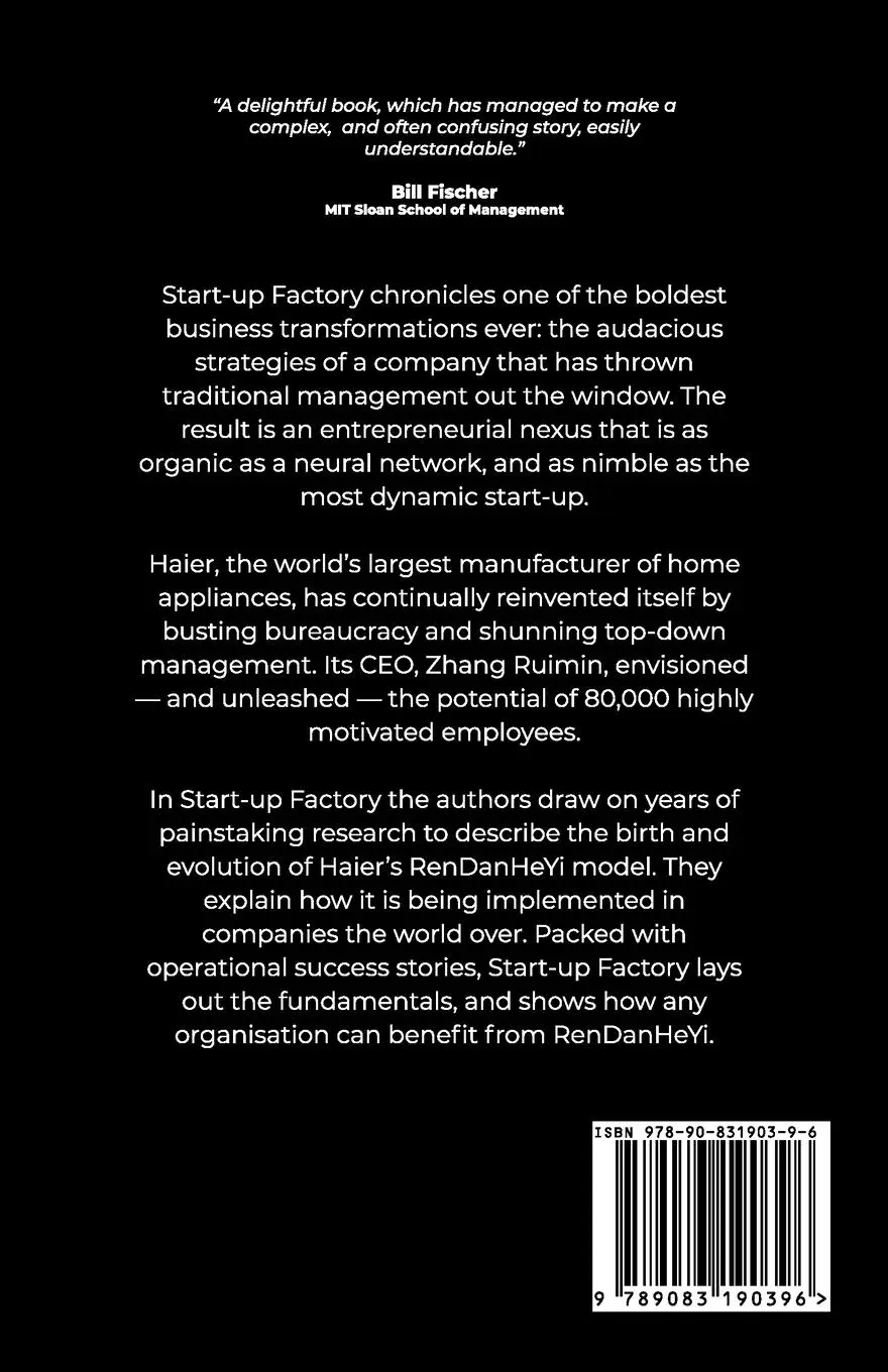 Rückseite: 9789083190396 | Start-up Factory | Joost Minnaar (u. a.) | Taschenbuch | Englisch