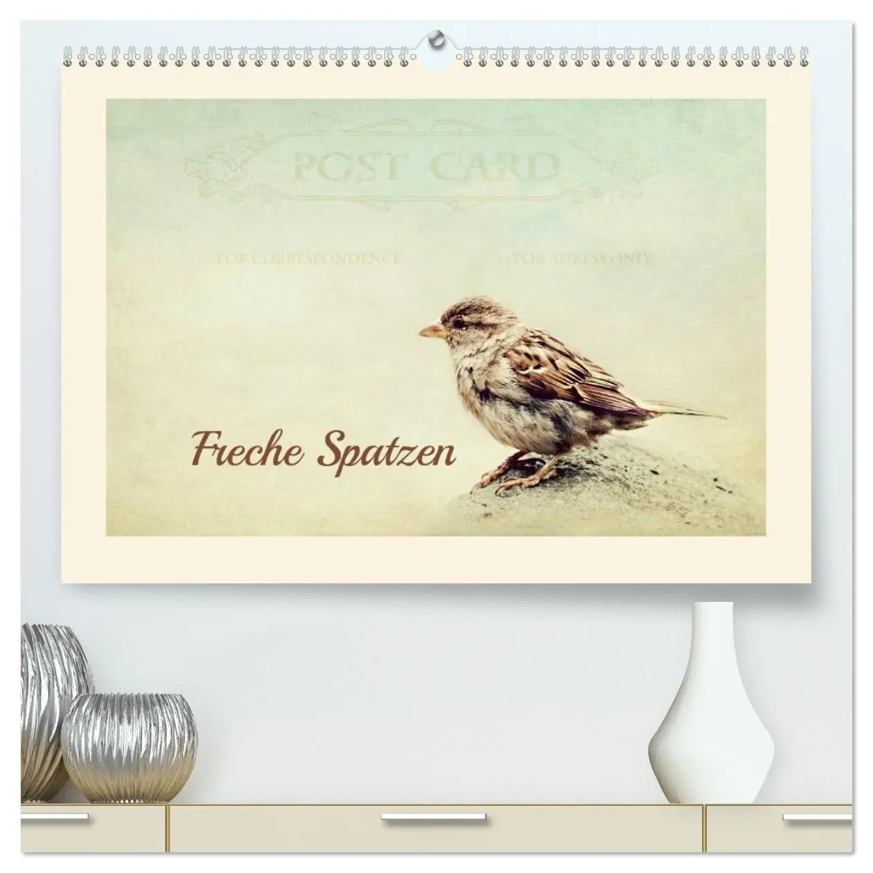 Cover: 9783516190496 | Freche Spatzen (hochwertiger Premium Wandkalender 2026 DIN A2...
