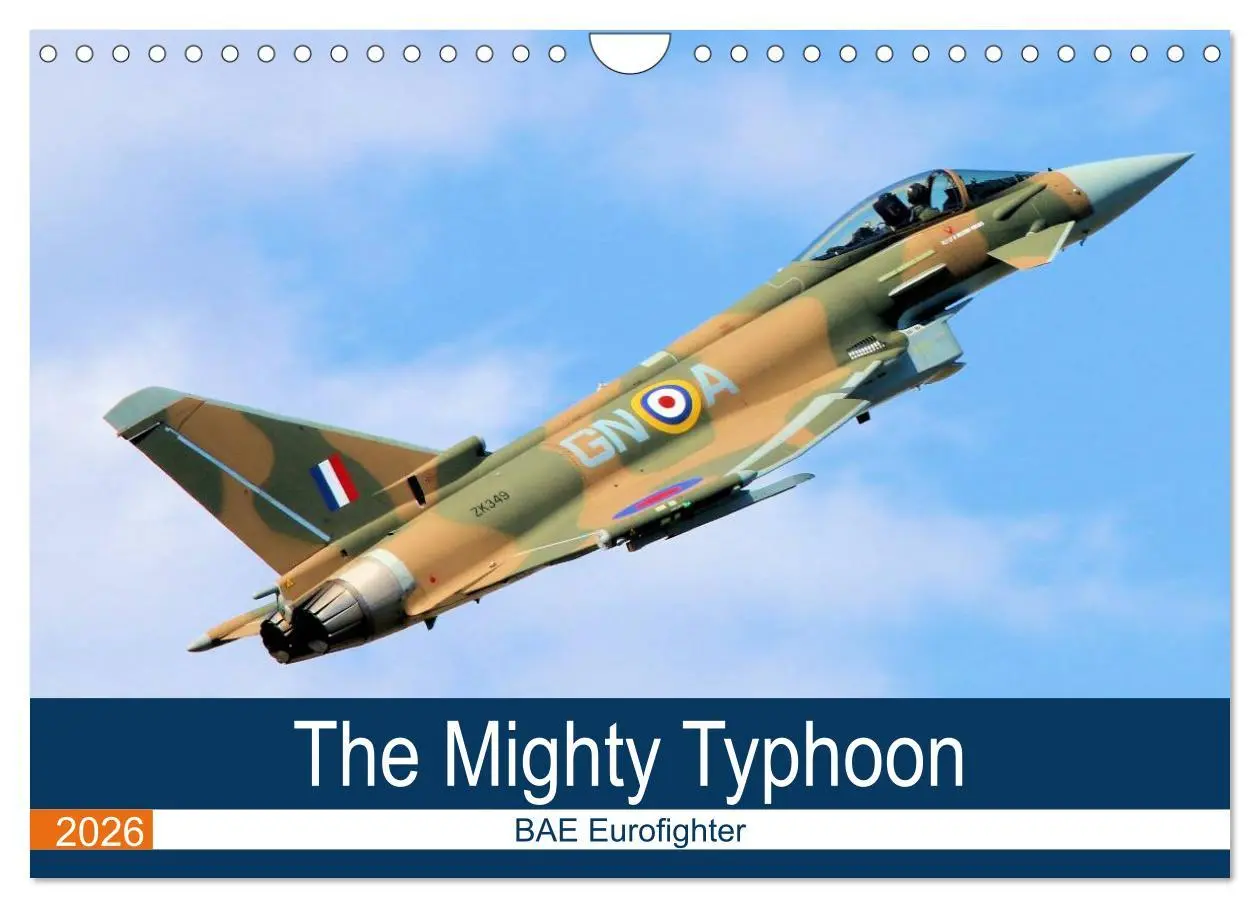 Cover: 9783516570496 | The Mighty Eurofighter Typhoon (Wall Calendar 2026 DIN A4...