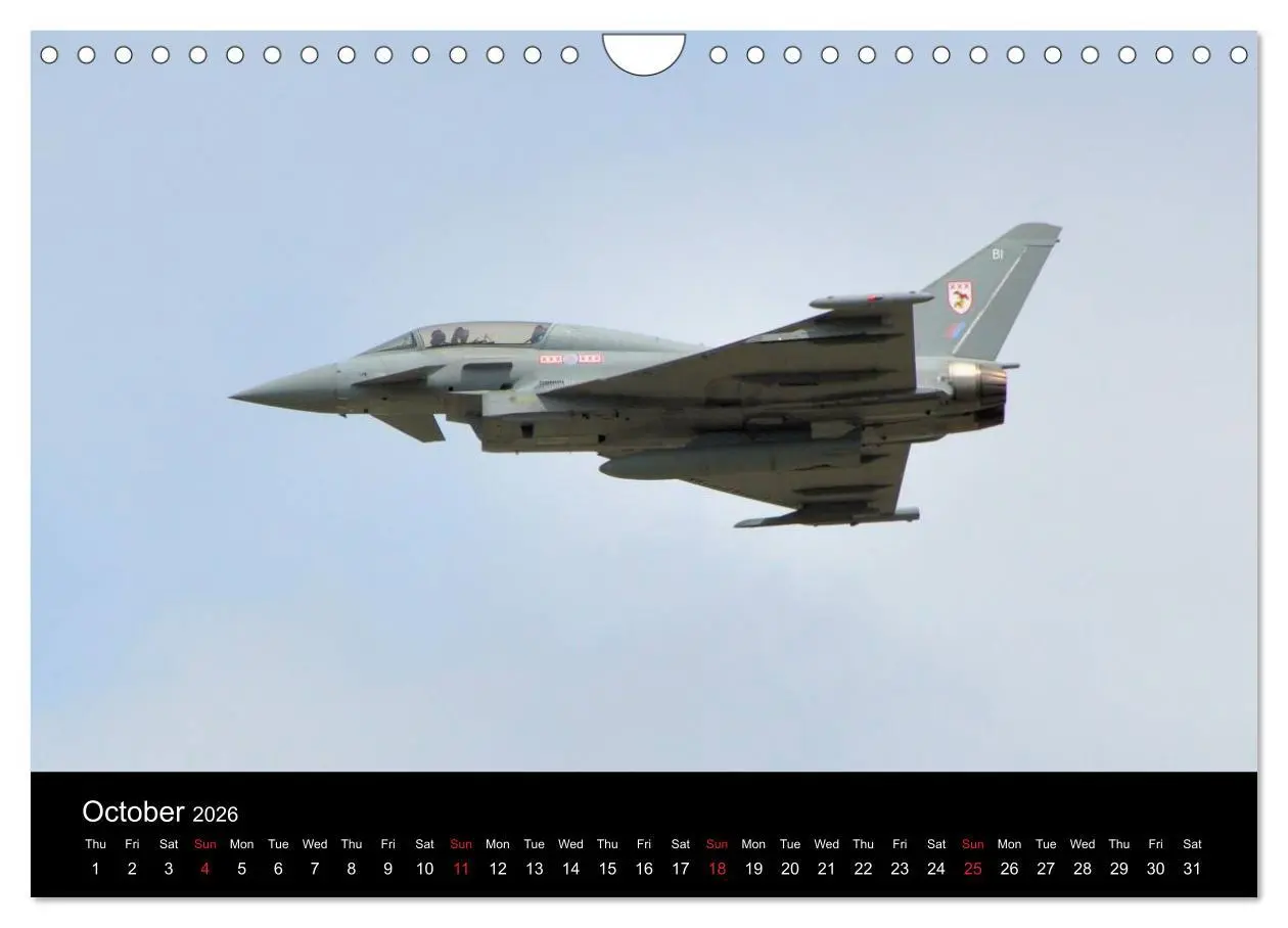 Bild: 9783516570496 | The Mighty Eurofighter Typhoon (Wall Calendar 2026 DIN A4...