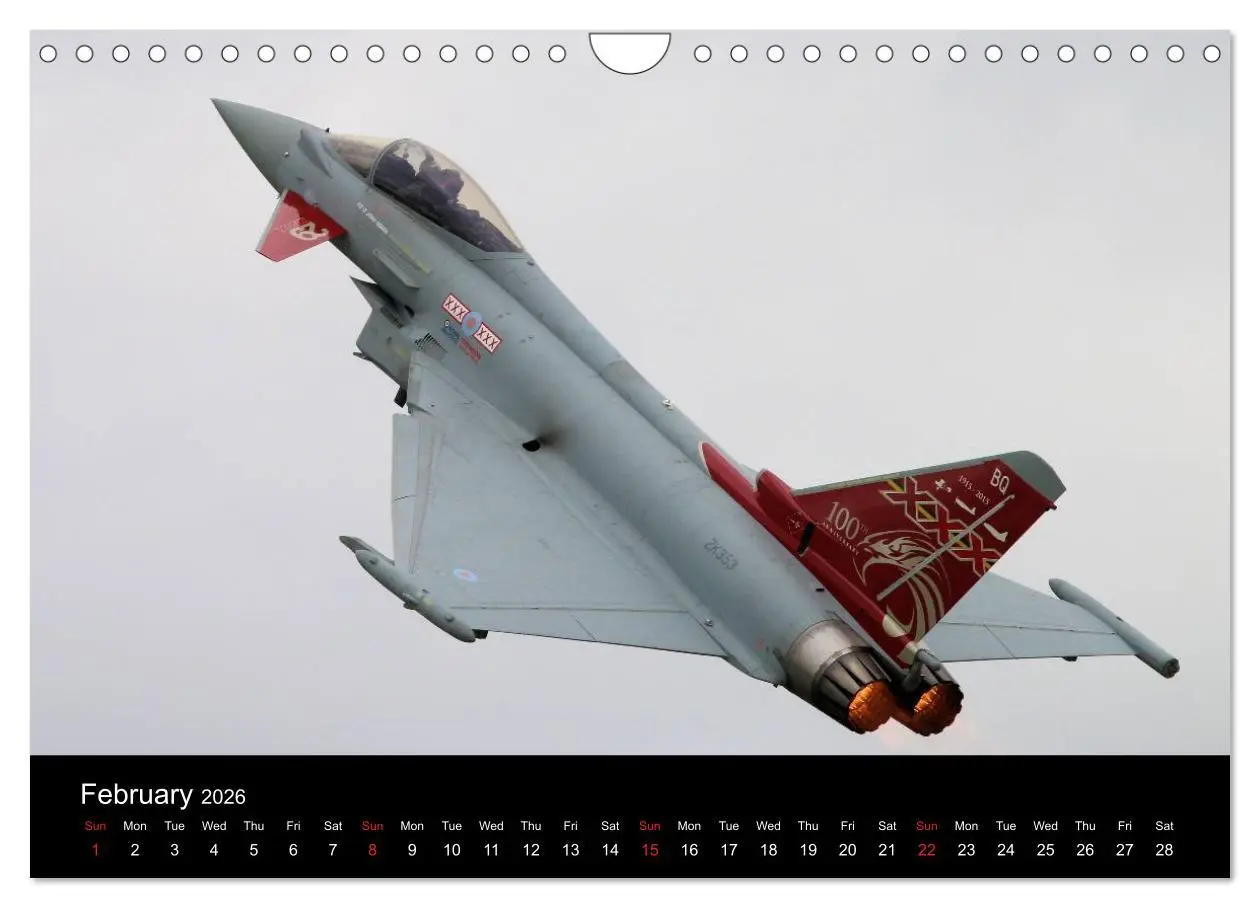 Bild: 9783516570496 | The Mighty Eurofighter Typhoon (Wall Calendar 2026 DIN A4...