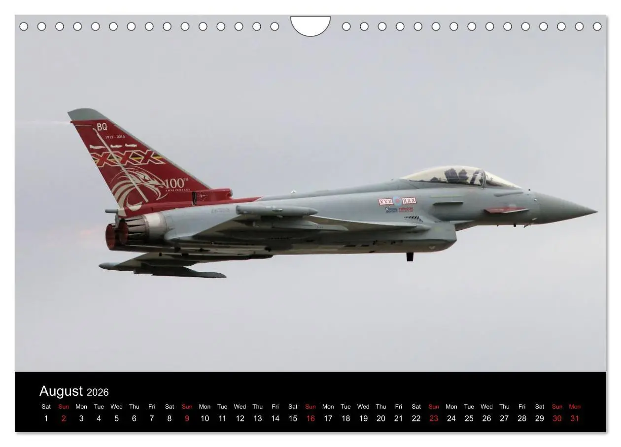 Bild: 9783516570496 | The Mighty Eurofighter Typhoon (Wall Calendar 2026 DIN A4...