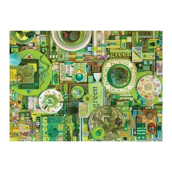 Bild: 625012400596 | Cobble Hill Grün 1000 Teile | Spiel | In Spielebox | 3840059 | 2024
