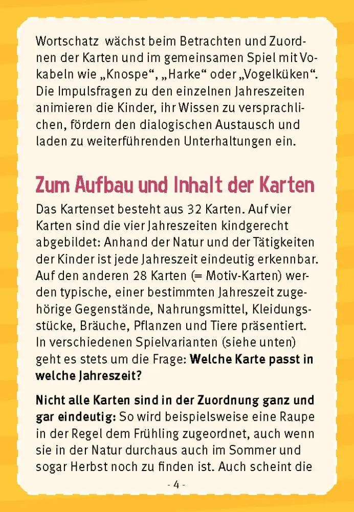 Bild: 4260694920596 | Was passt in welche Jahreszeit? | Angela Gully | Box | 32 S. | Deutsch