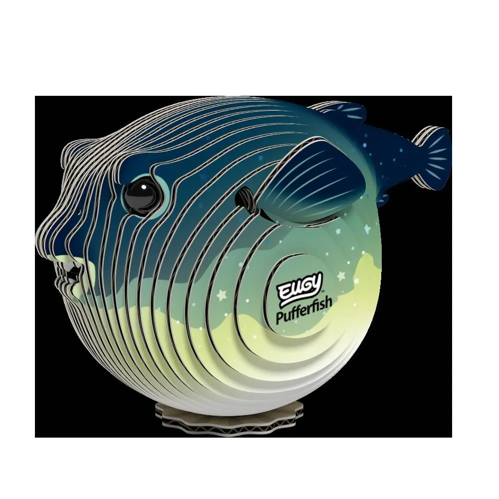 Bild: 9421036940596 | EUGY - 3D Bastelset Kugelfisch | Kit (Bastelset) | In Karton | 650138