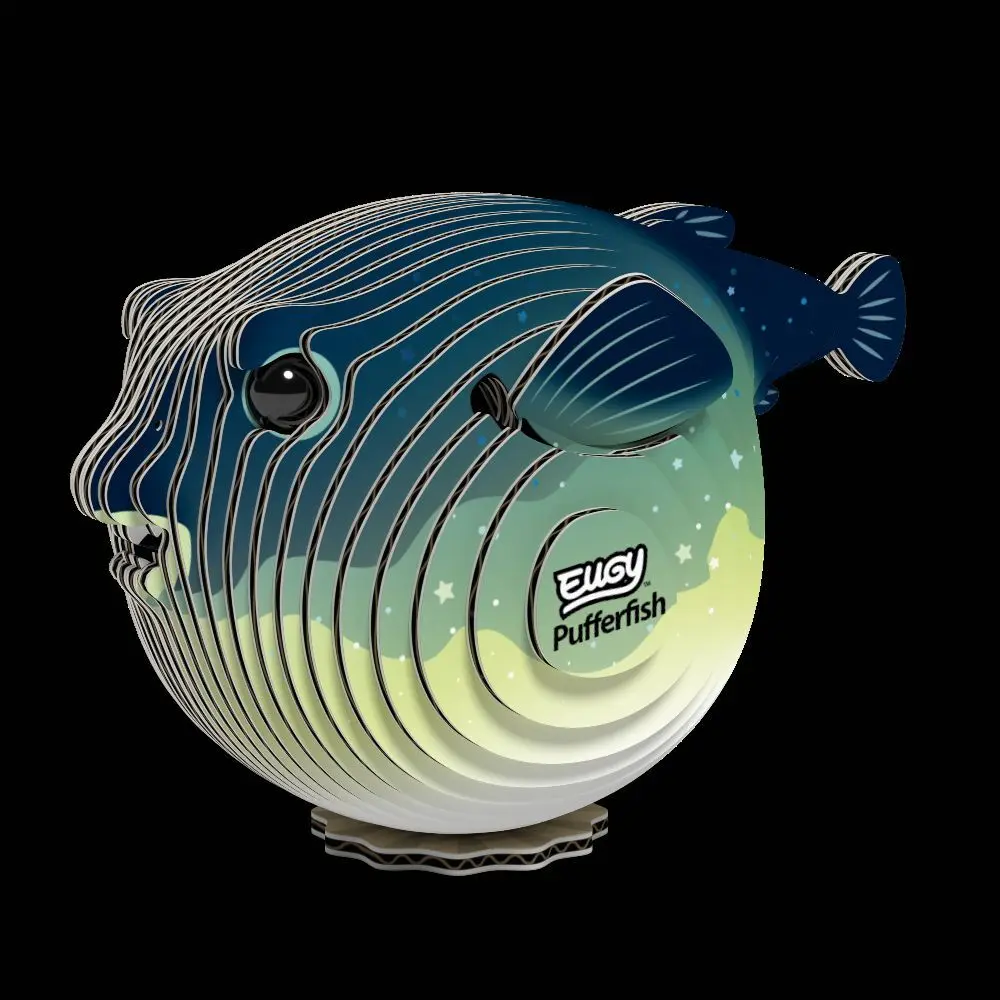 Bild: 9421036940596 | EUGY - 3D Bastelset Kugelfisch | Kit (Bastelset) | In Karton | 650138