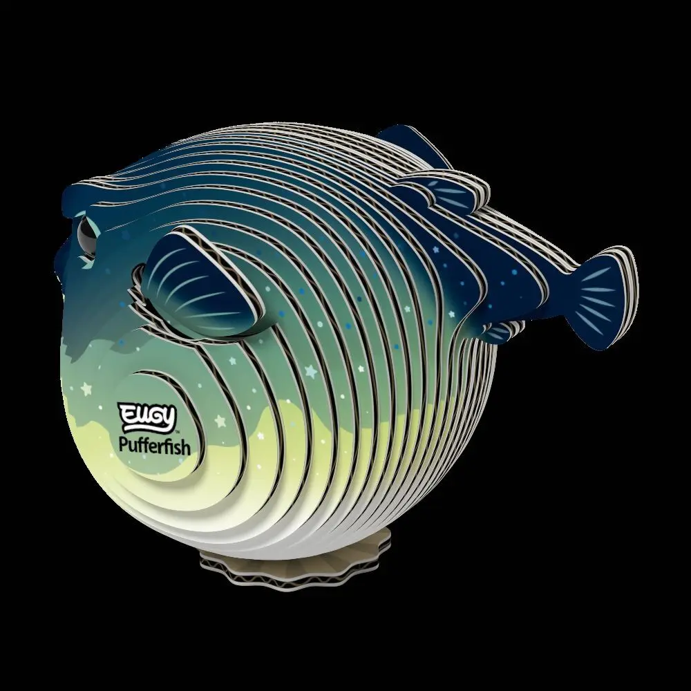 Bild: 9421036940596 | EUGY - 3D Bastelset Kugelfisch | Kit (Bastelset) | In Karton | 650138