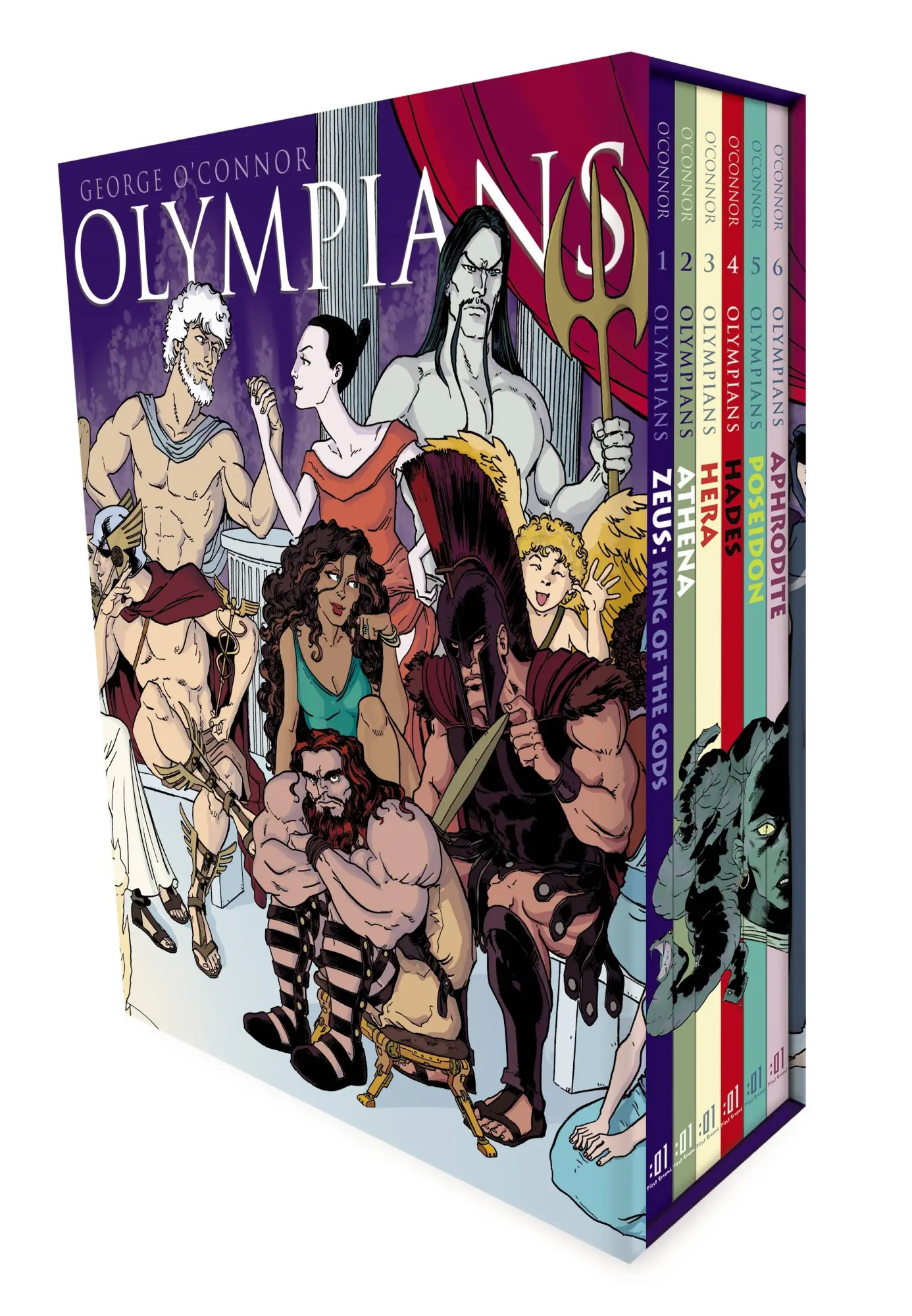 Cover: 9781626720596 | Olympians Boxed Set Books 1-6 | George O'Connor | Taschenbuch | 2014