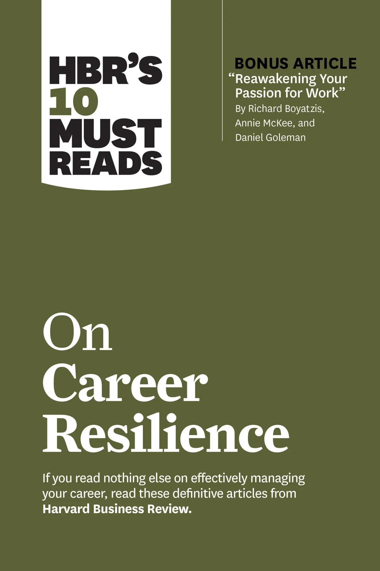 Cover: 9781647820596 | Hbr's 10 Must Reads on Career Resilience (with Bonus Article...