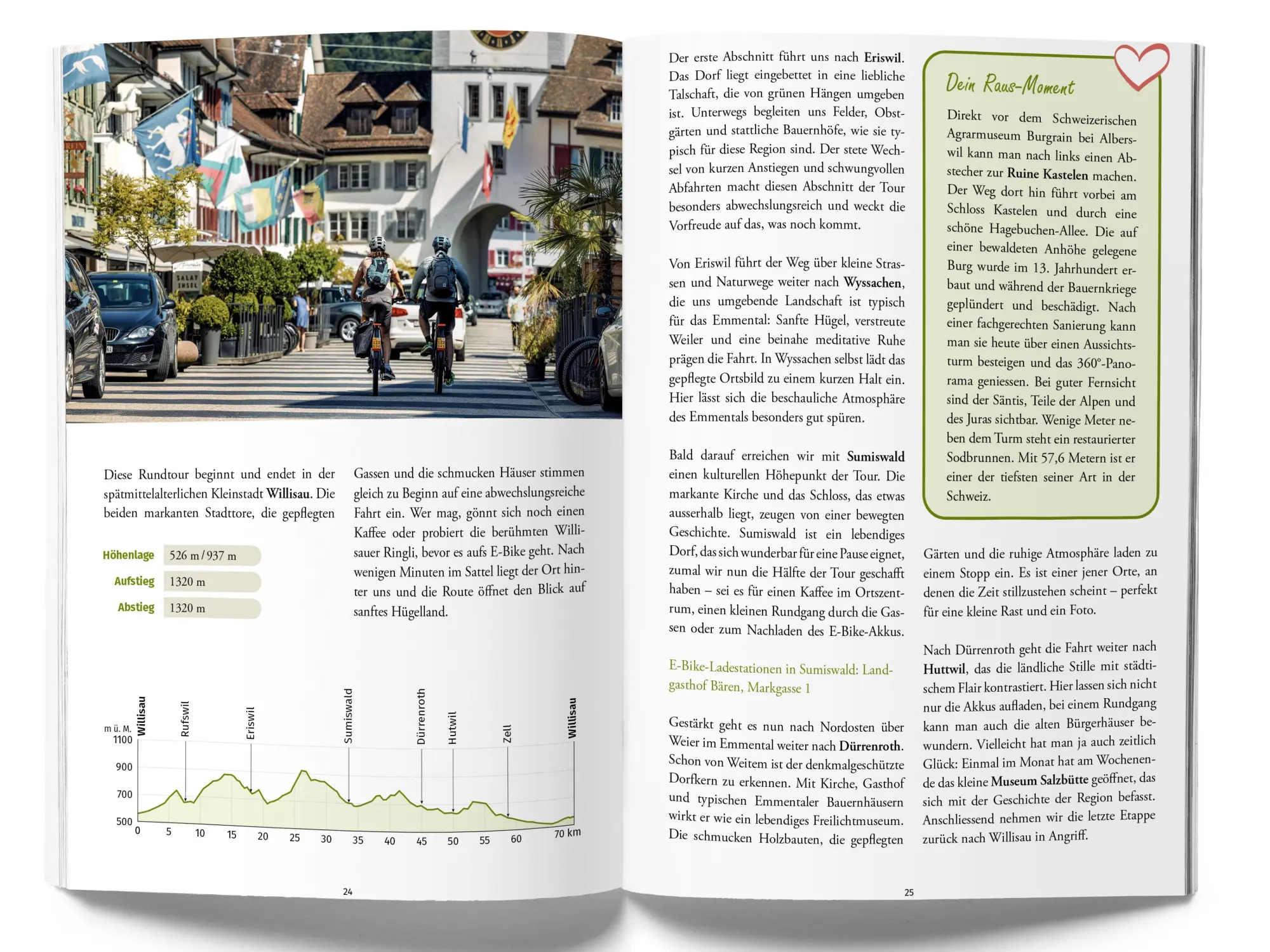 Bild: 9783259300596 | Kümmerly+Frey Raus und E-Biken Rundtouren Zentralschweiz -...