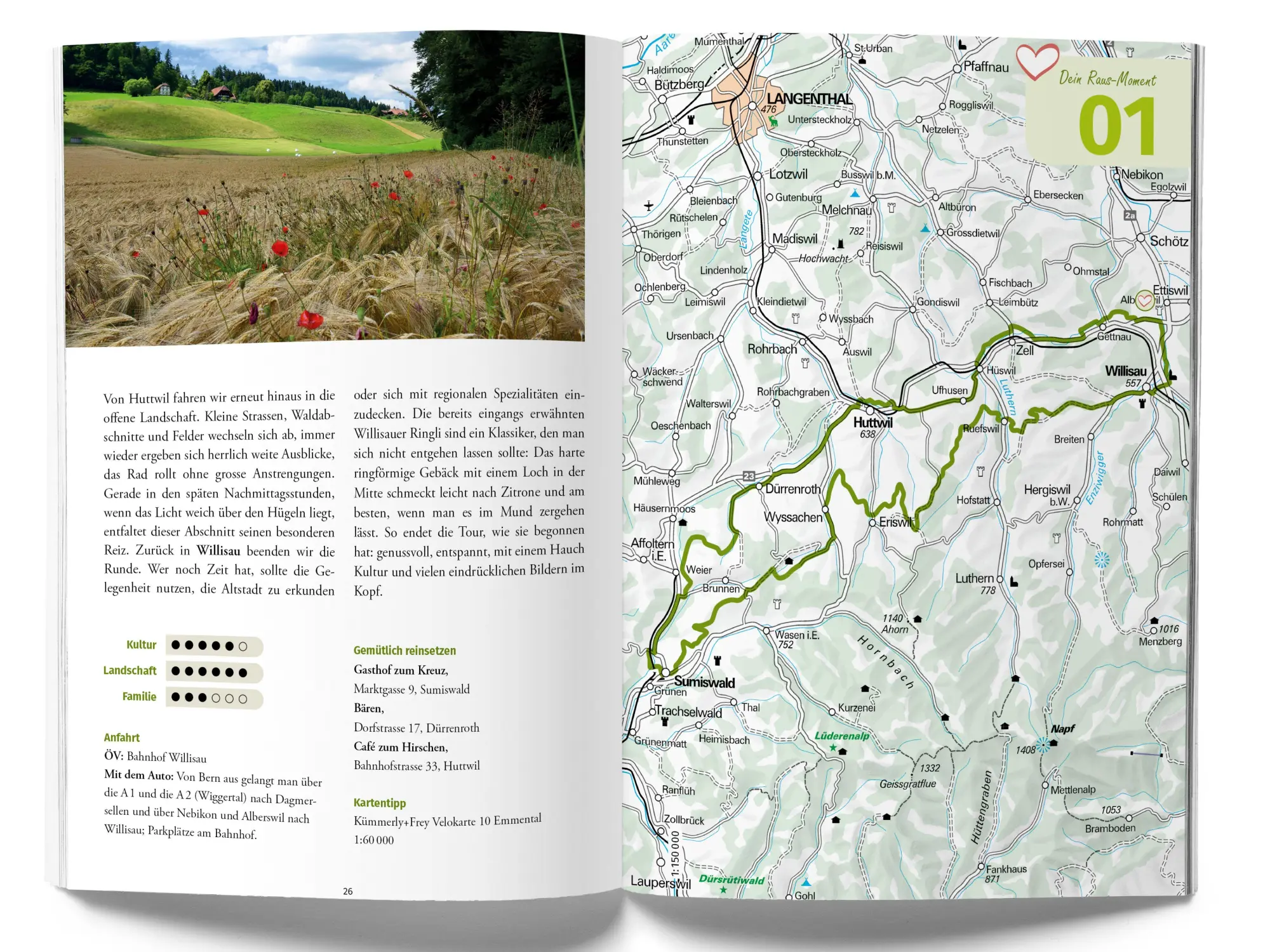 Bild: 9783259300596 | Kümmerly+Frey Raus und E-Biken Rundtouren Zentralschweiz -...