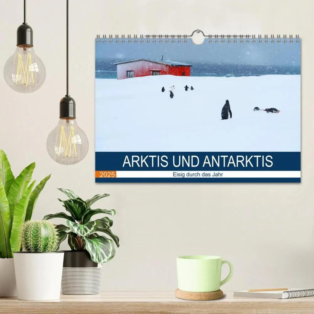 Bild: 9783383980596 | Arktis und Antarktis - Eisig durch das Jahr (Wandkalender 2025 DIN...