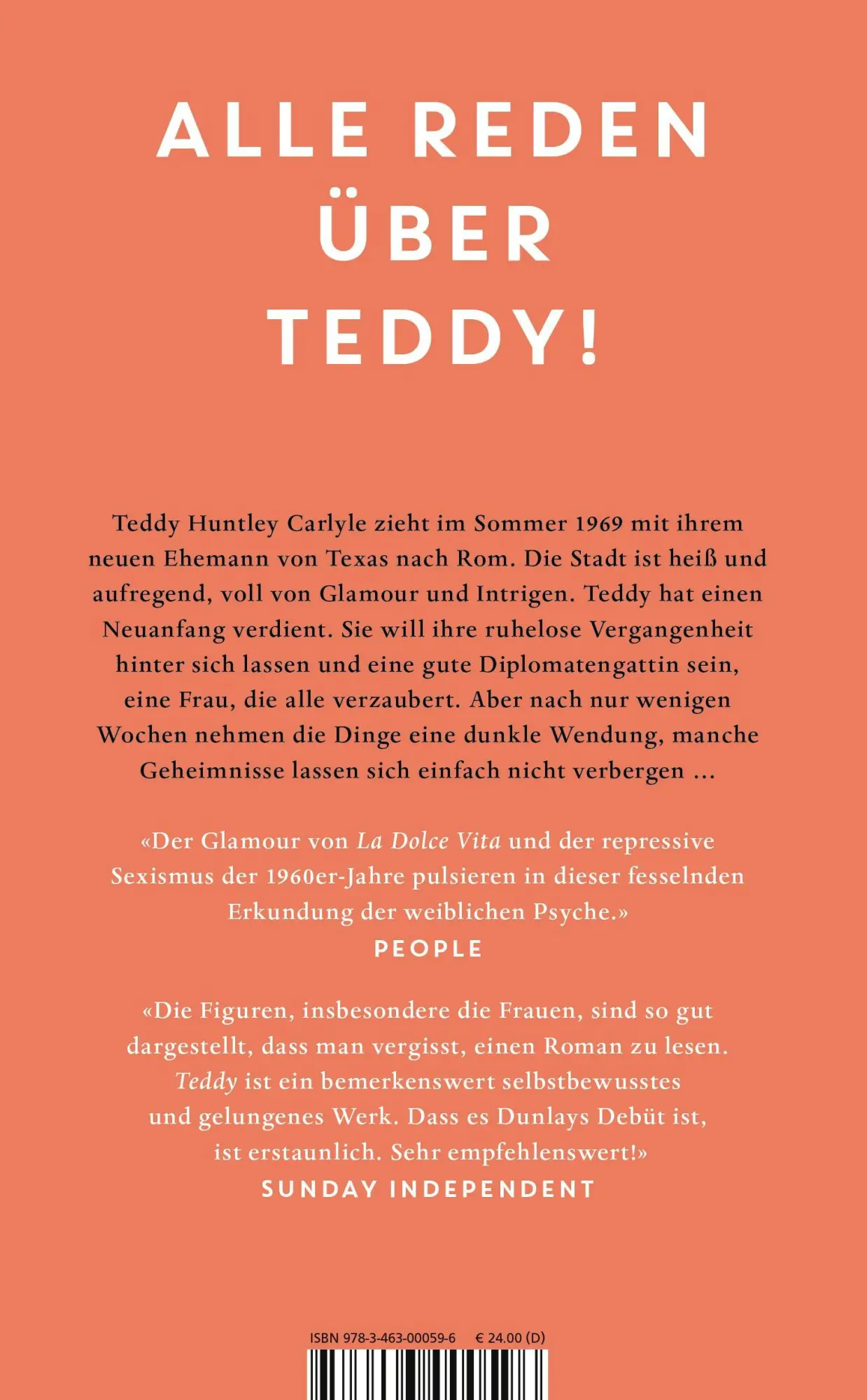 Rückseite: 9783463000596 | Teddy | Emily Dunlay | Buch | 384 S. | Deutsch | 2025 | Kindler Verlag