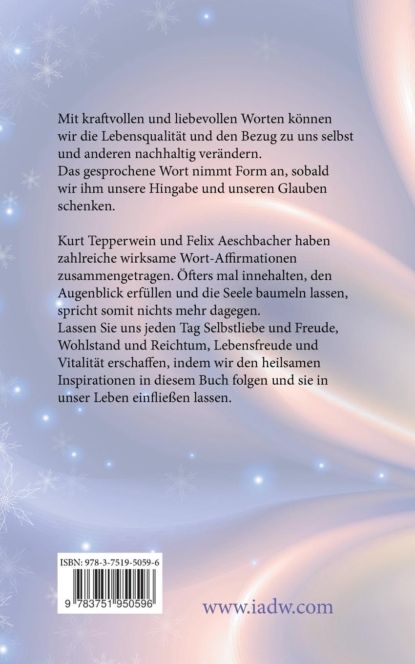 Rückseite: 9783751950596 | Den Augenblick erfüllen | Inspirationen fürs Herz | Tepperwein (u. a.)