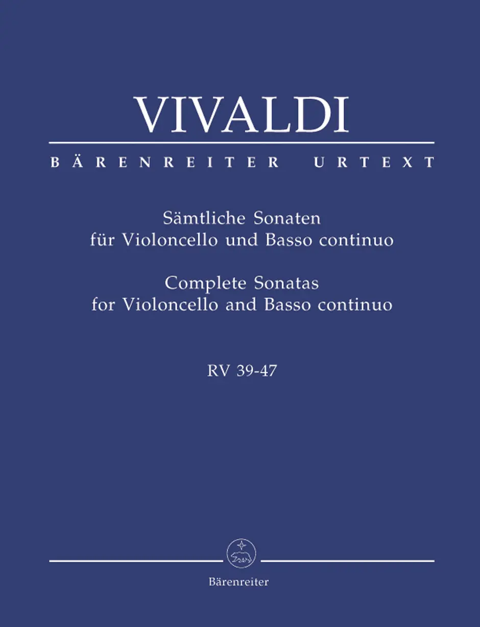 Cover: 9790006520596 | Sämtliche Sonaten für Violoncello und Basso continuo RV 39-47 | Buch