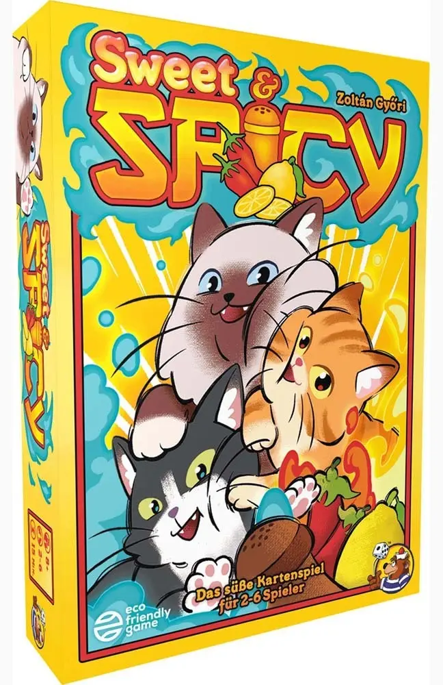 Cover: 4260664070696 | Sweet &amp; Spicy | Charmantes und süßes Bluff-Spiel | Zoltán Györi | 2024
