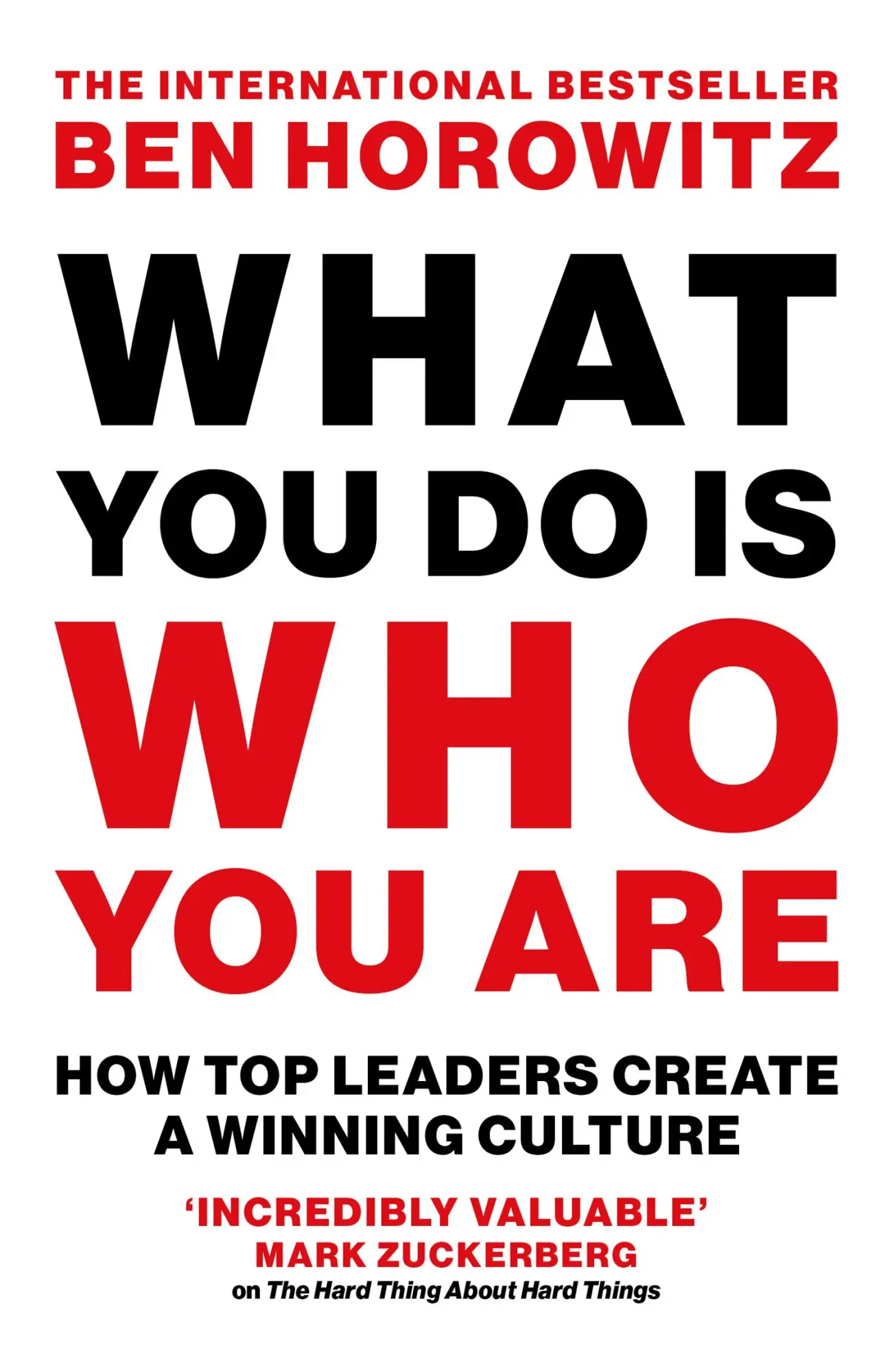 Cover: 9780008740696 | What You Do Is Who You Are | How Top Leaders Create a Winning Culture