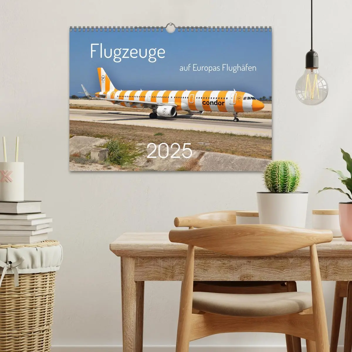 Bild: 9783457220696 | Flugzeuge auf Europas Flughäfen (Wandkalender 2025 DIN A3 quer),...
