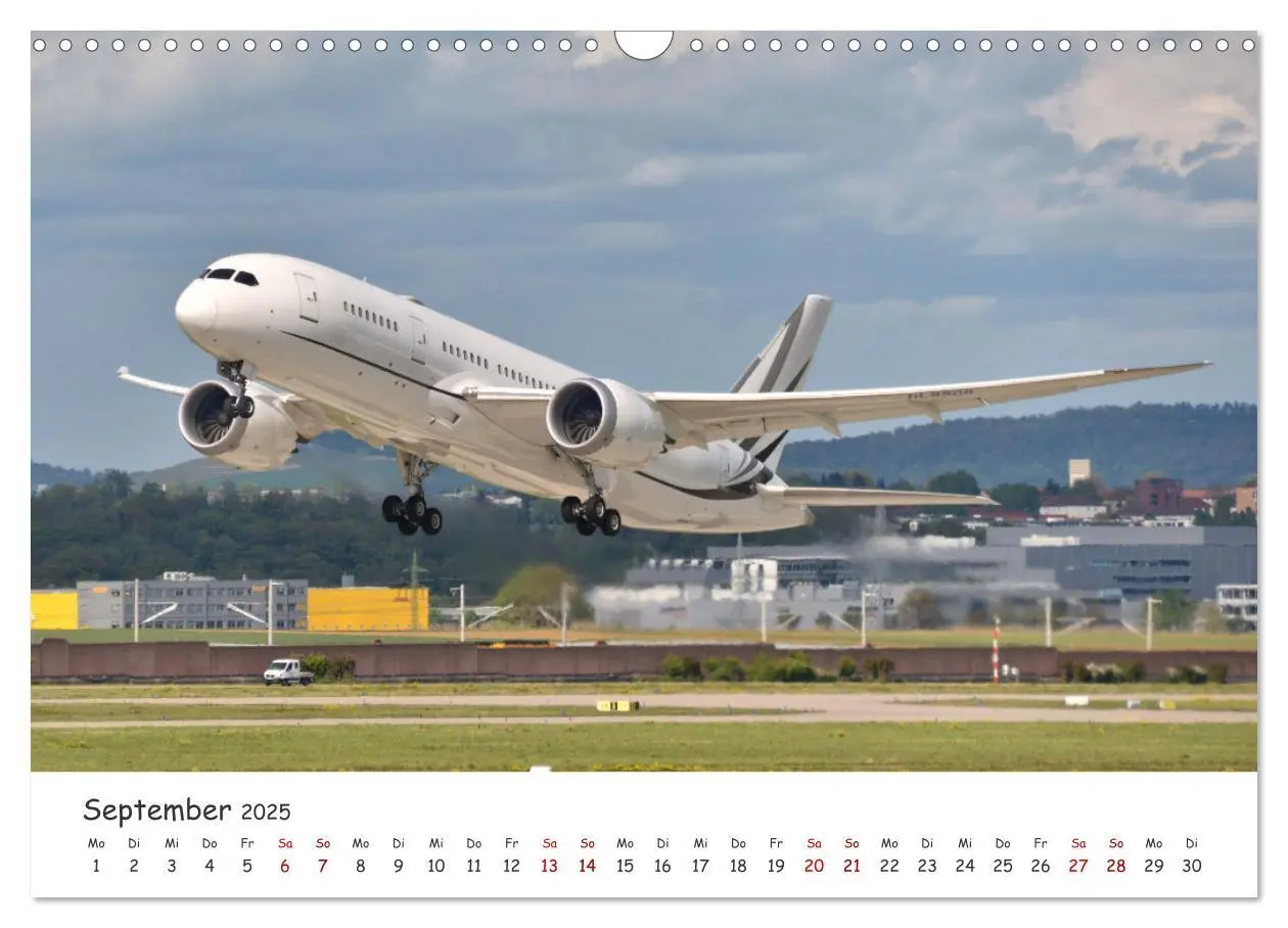 Bild: 9783457220696 | Flugzeuge auf Europas Flughäfen (Wandkalender 2025 DIN A3 quer),...