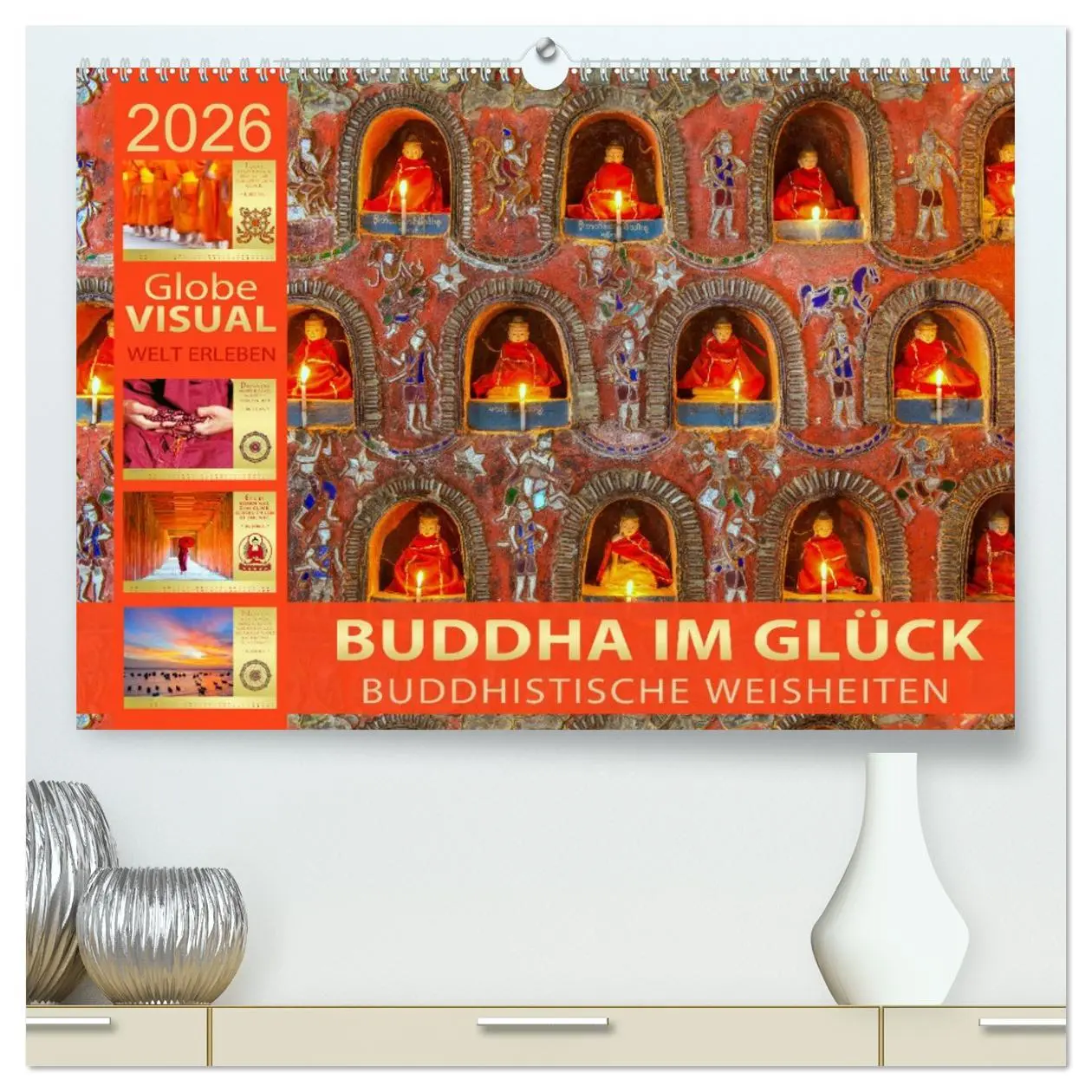 Cover: 9783457460696 | BUDDHA IM GLÜCK - Buddhistische Weisheiten (hochwertiger Premium...