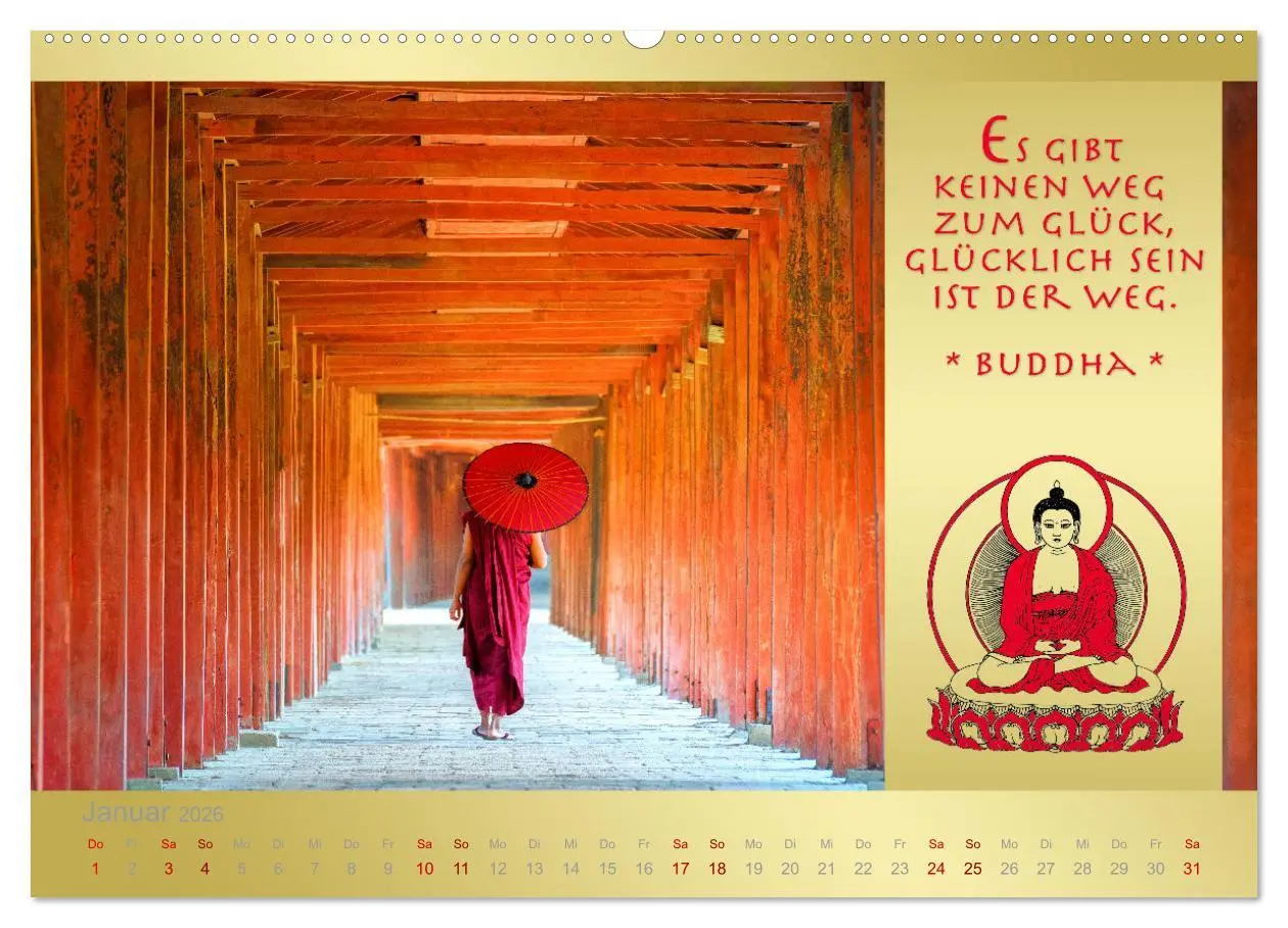 Bild: 9783457460696 | BUDDHA IM GLÜCK - Buddhistische Weisheiten (hochwertiger Premium...