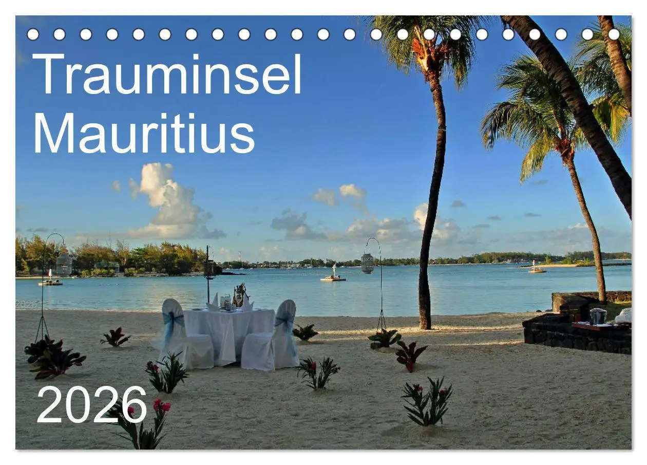 Cover: 9783516170696 | Trauminsel Mauritius (Tischkalender 2026 DIN A5 quer), CALVENDO...