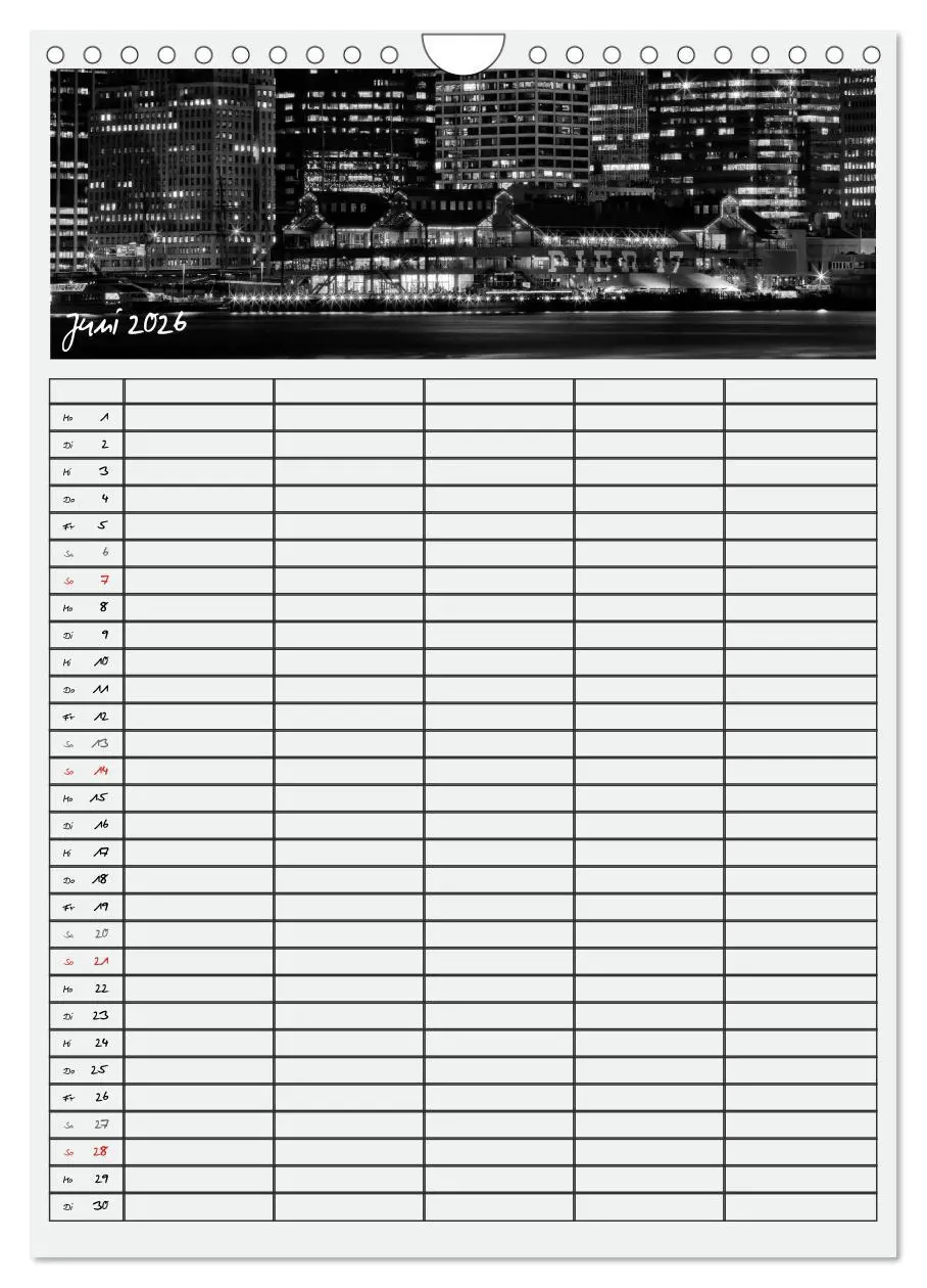 Bild: 9783516480696 | NEW YORK CITY Teamplaner (Wandkalender 2026 DIN A4 hoch), CALVENDO...