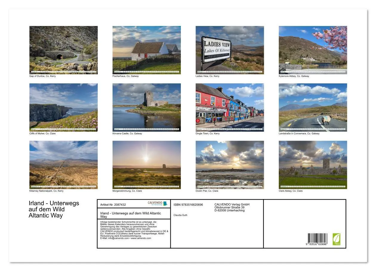 Bild: 9783516620696 | Irland - Unterwegs auf dem Wild Altantic Way (Wandkalender 2026 DIN...