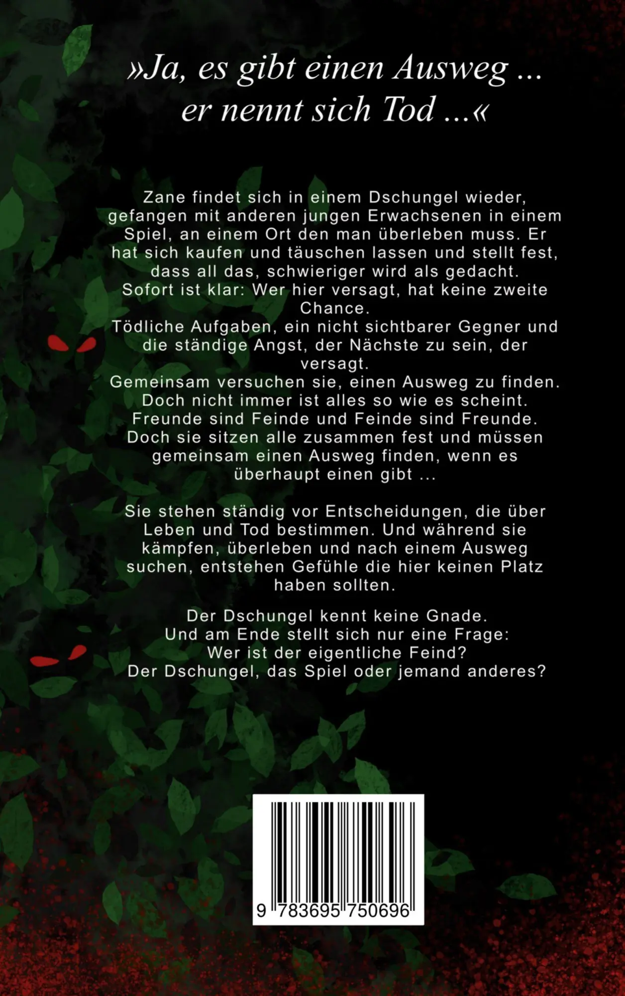 Rückseite: 9783695750696 | No Second Life | Das Spiel beginnt im Dschungel | Ayleen Tisane | Buch